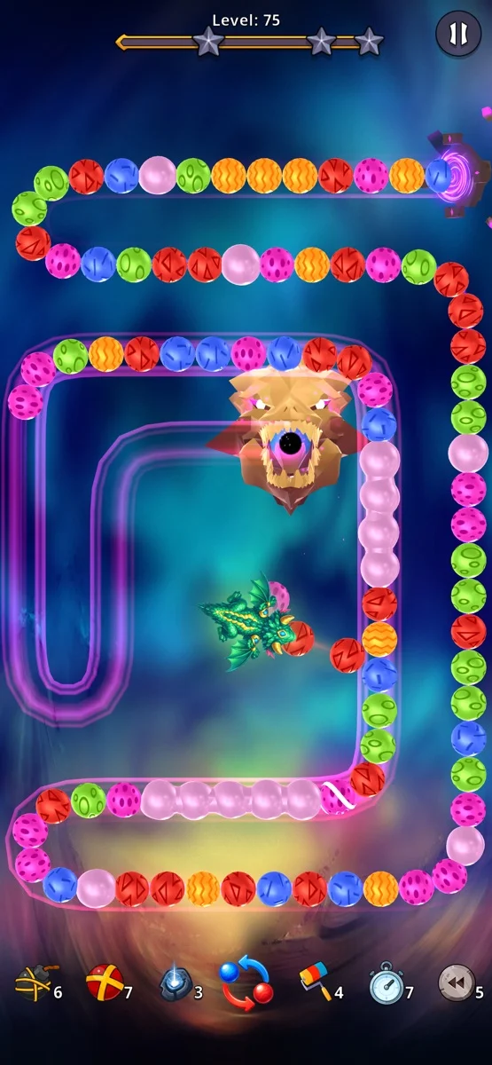 Zooma marble-shooting gameplay